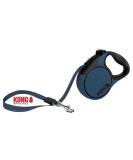 High-Quality 5m Roll-Out Dog Leash for Large Dogs up to 50kg | Comfortable Soft Handle & Reflective Belt | Durable Blue with Break & Lock System - Buy Online on GoSupps.com