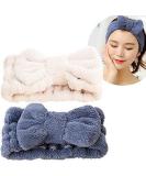 SweetCat Microfiber Bowtie Headband - Soft, Absorbent Hair Band for Women and Girls (Blue+White) - Buy Online on GoSupps.com