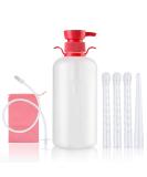 LIVE4COOL Reusable Vaginal Douche Bottle for Women - 600ml Enema Cleansing System with 4 Nozzles & Storage Bag | Non-Toxic Hygiene Solution - Buy Online on GoSupps.com