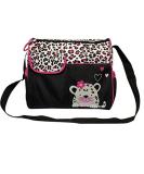 Accessotech Waterproof Diaper Bag with Mat - Tiger Pink | Mummy Changing Handbag for Travel - Buy Online on GoSupps.com
