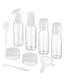 FANTESI Travel Bottles for Toiletries 9 PCS Leak Proof Refillable Travel Containers Liquid Containers with Clear Toiletries Bag for Cosmetic Shampoo Lotion Makeup Shower Hand Soap - Buy Online on GoSupps.com