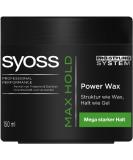 Syoss Max Hold Power Wax 1 pack (1 x 150 ml) Unscented 150 ml (1 pack) - Buy Online on GoSupps.com