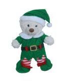 Christmas Elf Outfit - Teddy Bear Christmas Clothes - 16"/40cm - BEAR NOT INCLUDED - Buy Online on GoSupps.com