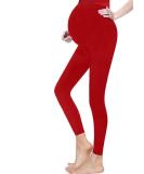 Crazy Chick Maternity Over Bump Full Length Leggings - Size 18 Red - Buy Online on GoSupps.com
