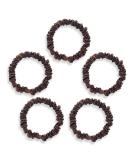 Townssilk 100% Pure 22 Momme Mulberry Silk Skinnie Scrunchies - 5pc Brown Set - Buy Online on GoSupps.com