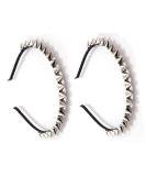 FULAI Duyppy 2 Pack Rivet Punk Spike Headband Studded Headband Party Hair Band Hair Clips for Women - Buy Online on GoSupps.com