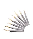 DeceMars MJP-01-US Eyelash Extensions Tweezers for Lash Artists | Precision Tools for Perfect Lashes - Buy Online on GoSupps.com