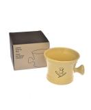 Apothecary Style Shaving Mug - Cream Porcelain | Fits Up to 100g Shaving Pucks | International Shipping Available - Buy Online on GoSupps.com