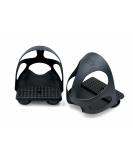 Stirring Iron Insert with Slip Protection | 1 Pair (2 Pieces) - Black Safety Stirrup Caps for Adults | International Shipping Available - Buy Online on GoSupps.com