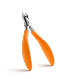 Fvion Precision Nail Tongs | Matt Handle Nail Scissors for Ingrown Toenails | Non-Slip Design for Thick Fingernails | Soft Handle Orange - Buy Online on GoSupps.com