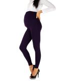 FUTURO FASHION Maternity Leggings | Full Ankle Length Cotton | Comfortable Pregnancy Pants | Plum | Size 8-22 - Buy Online on GoSupps.com