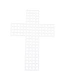 JCBIZ 10pcs Cross Shape Plastic Canvas Sheets for DIY Crafts Embroidery - Buy Online on GoSupps.com