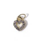10pcs Sweet 3D Gold Heart Dangle Alloy Glitter Nail Charm Rhinestone Nail Jewelry Pendants Diamond Nail Art Dangle Nail Piercing Charms Alphabet Alloy 3D Nail Art Charm Acrylic Tips - Buy Online on GoSupps.com