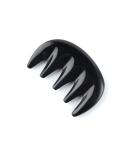 Rosenice Large Tooth Gua Sha Massage Tool - Ultra Smooth Edge Black Horn Comb for Relaxation & Skincare - Buy Online on GoSupps.com