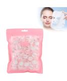 100 Pcs Compress Facial Masks - DIY Skin Care Non-Woven Fiber Paper Masks for Hydration & Rejuvenation - Buy Online on GoSupps.com