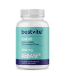 BESTVITE CoQ10 200mg - 120 Vegetarian Capsules | Vegan Gluten-Free Non-GMO Naturally Fermented Supplements - Buy Online on GoSupps.com
