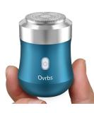 Mini Electric Razor - Waterproof Portable Shaver with Type-C Charging | 3D Floating Head | Ideal for Travel & Home Use (H22S-Blue - Buy Online on GoSupps.com