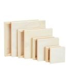 Set of 8 Unfinished Wood Canvas Boards for Painting - Ideal for Crafts and DIY Signs in 4 Sizes - Buy Online on GoSupps.com
