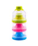 Portable 3-Layer Formula Dispenser for Travel & Outdoor Activities - Milk Powder & Snack Storage Container for Nighttime Nursing - Buy Online on GoSupps.com