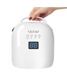 BIDUO Rechargeable 86W UV LED Cordless Nail Lamp with 4 Timer Settings and Smart Sensor - White - Buy Online on GoSupps.com