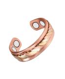 EnerMagiX Pure Copper Magnetic Rings for Women - Birthday Gift for Mom, Wife, Daughter | Women's Day Gift - CPR-0208L - Buy Online on GoSupps.com