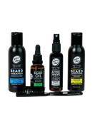 Rolda Beard Care Kit for Men | Complete Grooming Set with Shampoo Conditioner Oil & Brush for Sensitive Skin - Buy Online on GoSupps.com