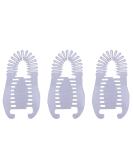 Numblartd 3Pcs Interlocking Banana Clip Combs - Clear Hair Accessories for Women - Buy Online on GoSupps.com