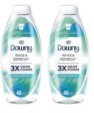 Downy Rinse & Refresh Laundry Odor Remover & Fabric Softener Cool Cotton 48 Fl Oz (Pack of 2) - HE Compatible Safe on All Fabrics International Shipping Available - Buy Online on GoSupps.com