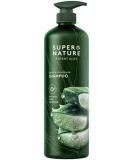 Super Nature Potent Aloe Gentle Moisture Shampoo 30 oz - Ideal for All Hair Types - Nourishing & Moisturizing Formula - International Shipping Available - Buy Online on GoSupps.com