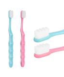 Extra Soft Toothbrush for Sensitive Teeth | Ultra Soft Micro Nano 15000 Bristles | 2 Count Pack - Buy Online on GoSupps.com