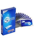 5D Teeth Whitening Strips - 14 Strips for Coffee, Tea, Smoking & Wine Stains - Buy Online on GoSupps.com