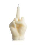 GroBro7 Middle Finger Candle Danish pastel fragrance room decoration natural soy wax pine incense sticks aromatherapy gestures for desk festival party houseewarming poison (milky) - Buy Online on GoSupps.com