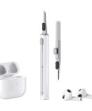 Cleaner Kit for Airpods Pro 1 2 3 Multi-Function Cleaning Pen with Soft Brush Flocking Sponge for Bluetooth Earphones Case Cleaning Tools White - Buy Online on GoSupps.com