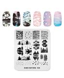 KADS Nail Stamping Plate - Coconut Tree Nature Image Design for DIY Nail Art (NA028) - Buy Online on GoSupps.com