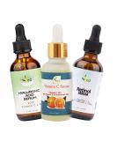Triple Serum Pack | Vitamin C Hyaluronic Acid & Retinol | Reduce Wrinkles Fine Lines & Age Spots | All Skin Types | 30ml 60ml Options - Buy Online on GoSupps.com