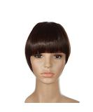 Buy SEGO Pony Hairpiece Extensions - Clip-in Fringe Bangs Medium Brown Straight Hair Perfect for a Natural Look! - Buy Online on GoSupps.com