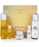 Buy Signature 24K Gold Essential Skin Care Set | Toner Emulsion & Cream | Luxury Anti-Aging Skincare for Glow & Hydration - International Shipping Available - Buy Online on GoSupps.com