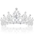 TOCESS Silver Rhinestone Crown for Women - Ideal Tiara for Bridal, Prom, Quinceanera - Sparkling Crystal Queen Princess Crown - Perfect Hair Accessory - Ideal Gift (Silver) - Buy Online on GoSupps.com