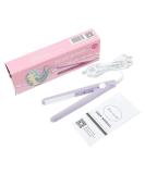 Mini Hair Straightener 2 in 1 Portable Ceramic Tourmaline Flat Iron Curler for Short Hair - Purple Hair Tools - Buy Online on GoSupps.com