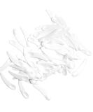 ZEJIA 100 PCS Mini Makeup Mask Spatula - White Plastic Cosmetic Spoon for Mixing and Sampling - Buy Online on GoSupps.com