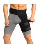 Milltrip Groin Braces for Pulled Groin & Thigh Compression - Support Sleeve for Hamstring Sprains & Sciatica Pain | Men & Women - Buy Online on GoSupps.com