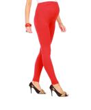 FUTURO FASHION Women's Maternity Leggings | Full Ankle Length Cotton | Comfortable Pregnancy Pants | Belly Support | Size 8-22 | Red - Buy Online on GoSupps.com