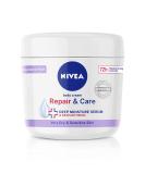NIVEA Body Repair & Care Cream 400ml Jar - Sensitive Moisturising Cream | Deep Moisture Serum | Strengthening Formula | For Dry Skin - Buy Online on GoSupps.com