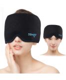 NEWGO Migraine Relief Ice Wrap - Reusable Hot Cold Therapy Headache Hat for Chronic Migraine & Tension Headache - Stress Relief & Puffy Eyes - Black (1 Count) - Buy Online on GoSupps.com