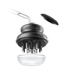 2-in-1 Scalp Massager & Hair Applicator Bottle - Kimairay Root Comb for Hair Treatment & Essential Oils - Black - Buy Online on GoSupps.com