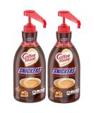 Nestle Coffee mate Snickers Coffee Creamer Pump Bottle 50.7 Fl. Oz. (Pack of 2) Non Dairy, No Refrigeration - Buy Now! - Buy Online on GoSupps.com