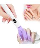 URAQT Handheld UV Nail Lamp Small UV Lamps for Gel Nails Rechargeable USB Nail Dryer Light with LED Screen and 45s 60s Timer Portable Led Nail Flashlight Gift for Women Nail Art - Buy Online on GoSupps.com