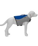 Dog Life Jacket Sport Style Dog Float Coat with Excellent Buoyancy Stylish Dog Swimming Safety Vest with Rescue Handle for Small Medium Large Dogs Blue S S (Bust 17"-22") Blue - Buy Online on GoSupps.com