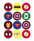 35 x Pre Cut Super Hero Cake Cupcake Toppers/Decorations Edible Wafer Paper - Buy Online on GoSupps.com