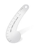 12'' Solid Aluminum French Curve Hip Curve Ruler for Sewing Design - Vary Form Curve - Buy Online on GoSupps.com